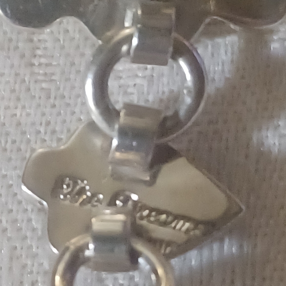 Mars and Valentine / Echo of The Dreamer Multi Gemstone Link Toggle Bracelet, SS - Picture 15 of 16